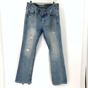BKE Carter Straight Jeans Distressed Men's 32S